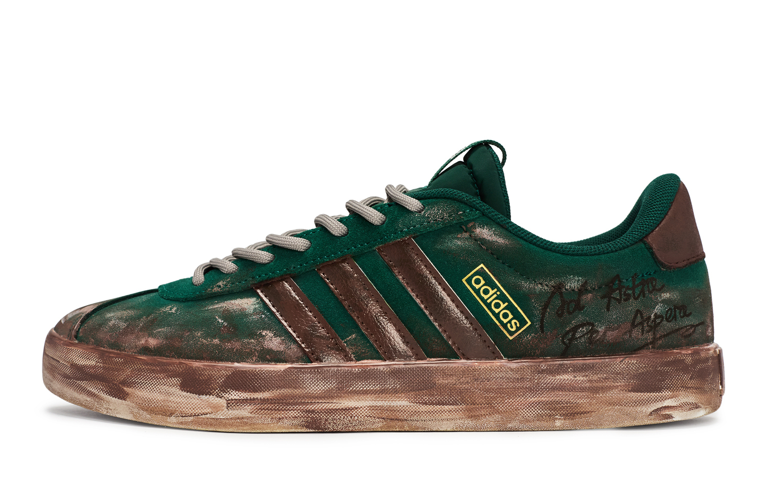 Adidas VL COURT 30 811 Manufacturing, винтажные кожаные низкие скейтбордистские кроссовки унисекс, зелено-коричневый
Adidas VL COURT 30 811 Manufacturing, винтажные кожаные низкие скейтбордистские кроссовки унисекс, зелено-коричневый