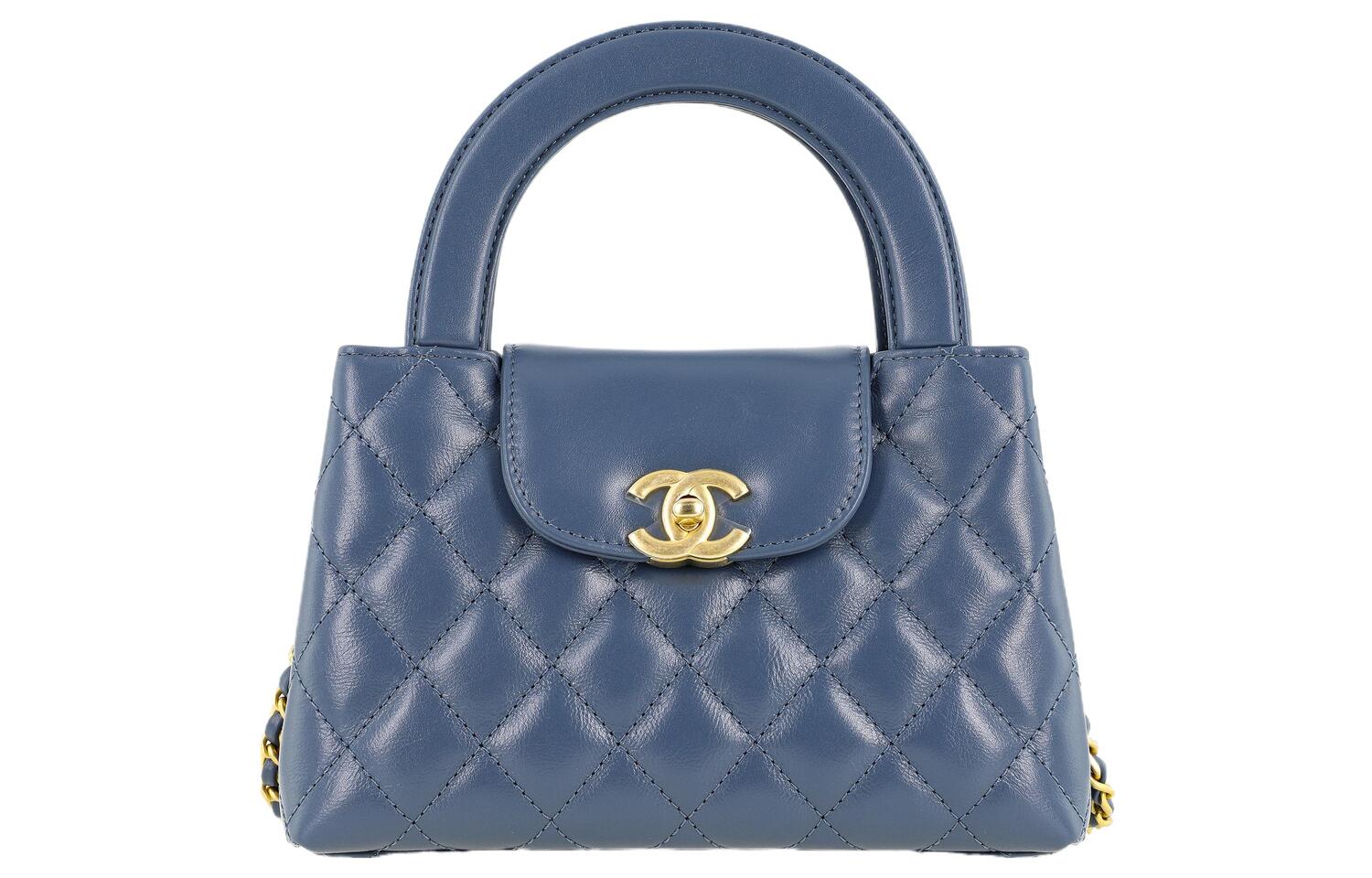 CHANEL Мини-сумка через плечо из телячьей кожи женская серо-голубая
CHANEL Мини-сумка через плечо из телячьей кожи женская серо-голубая