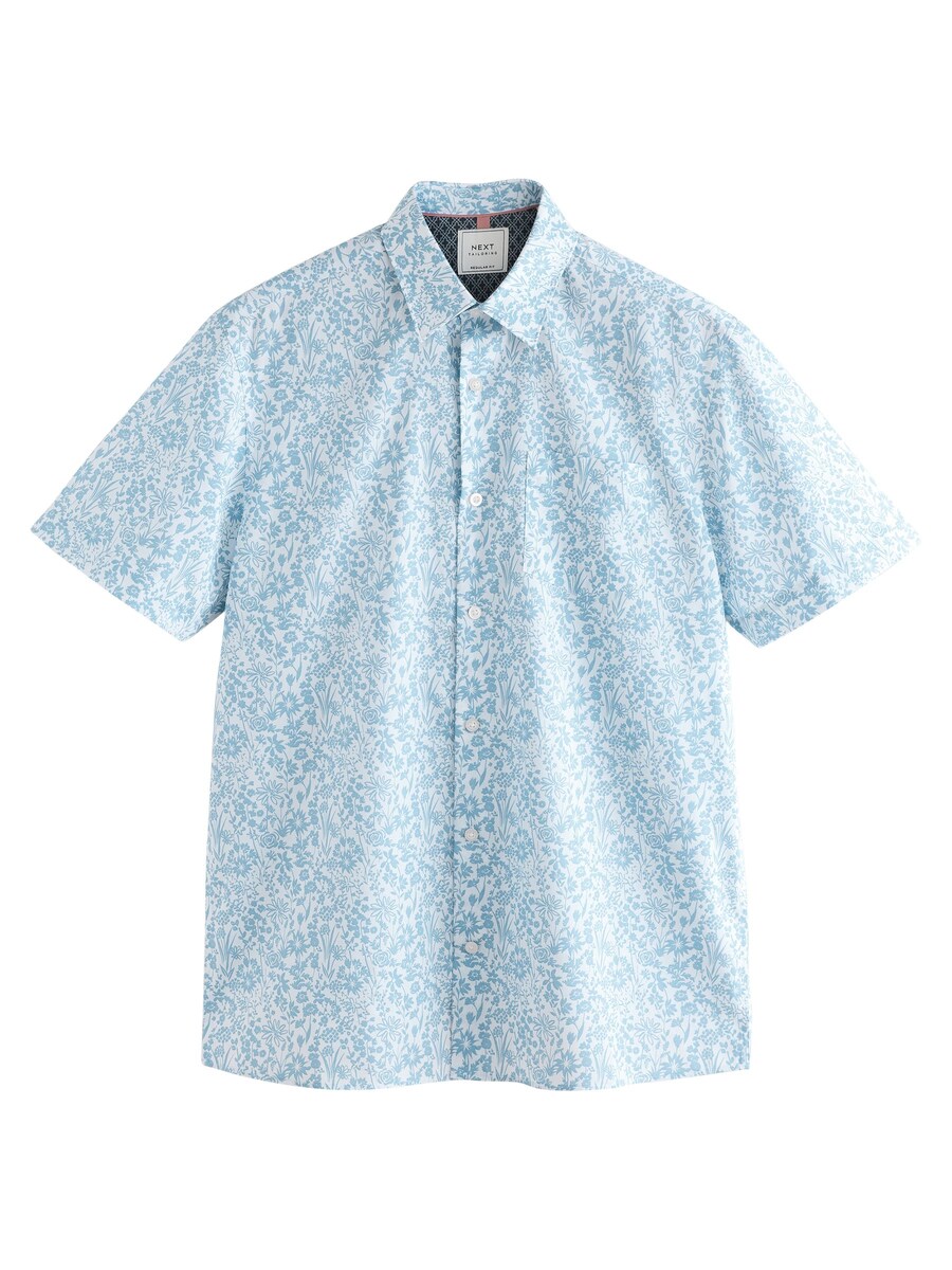 Рубашка на пуговицах классического кроя Next, светло-синий
Рубашка на пуговицах классического кроя Next, светло-синий