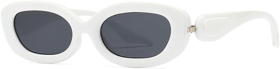 Женские солнцезащитные очки в стиле ретро, маленькие прямоугольные, винтажные, с леопардовым принтом, солнцезащитные очки UV400 для женщин и мужчин VFDHN, White Gray
Женские солнцезащитные очки в стиле ретро, маленькие прямоугольные, винтажные, с леопардовым принтом, солнцезащитные очки UV400 для женщин и мужчин VFDHN, White Gray