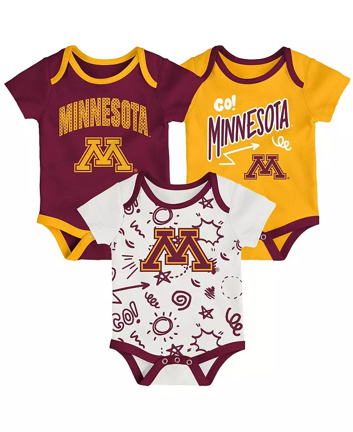 Комплект из 3-х игровых боди Minnesota Golden Gophers для мальчиков и девочек Outerstuff
Комплект из 3-х игровых боди Minnesota Golden Gophers для мальчиков и девочек Outerstuff