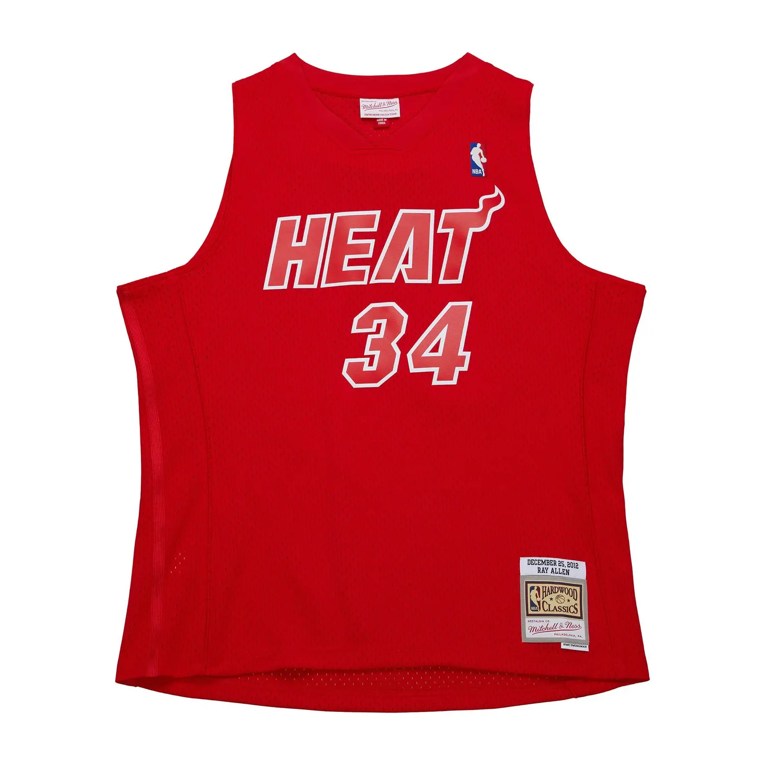 Рождественская футболка Mitchell & Ness 'NBA Miami Heat 2012 Ray Allen' Mitchell Ness, красный
Рождественская футболка Mitchell & Ness 'NBA Miami Heat 2012 Ray Allen' Mitchell Ness, красный