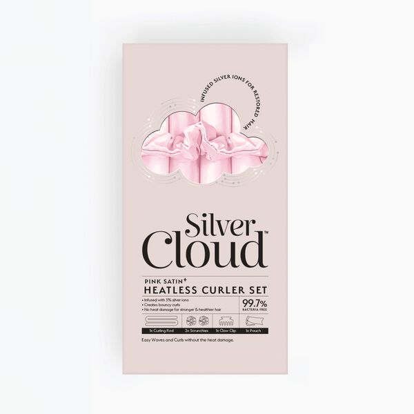 Бигуди атласные с ионами серебра, розовые, 1 шт. Silver Cloud Pink heatless curlers
Бигуди атласные с ионами серебра, розовые, 1 шт. Silver Cloud Pink heatless curlers