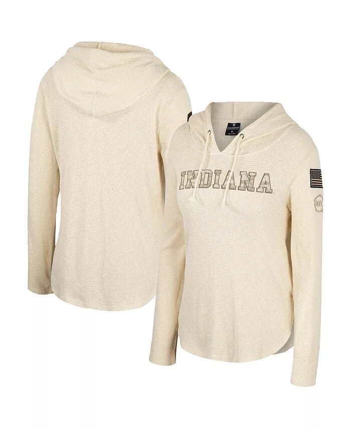 Женская кремовая футболка с капюшоном с длинным рукавом Indiana Hoosiers OHT Military Appreciation Casey Raglan Colosseum
Женская кремовая футболка с капюшоном с длинным рукавом Indiana Hoosiers OHT Military Appreciation Casey Raglan Colosseum