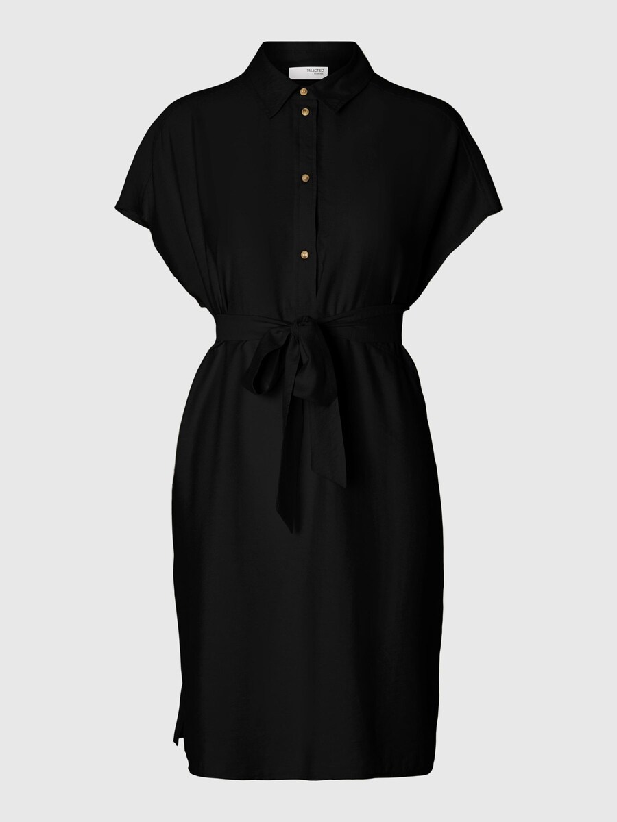 Платье-рубашка SELECTED, черный
Платье-рубашка SELECTED, черный