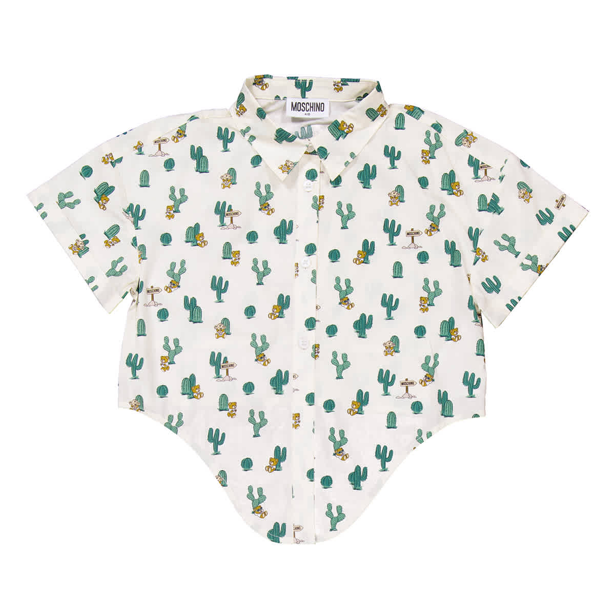 Moschino Девочки Футболка с принтом короткий рукав, бежевый
Moschino Девочки Футболка с принтом короткий рукав, бежевый