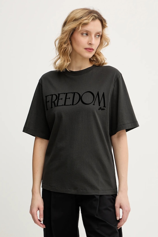 Хлопковая футболка c, стандартный размер 1 BOSS Orange, серый
Хлопковая футболка c, стандартный размер 1 BOSS Orange, серый