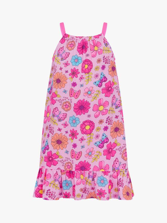 Детское ретро платье-клеш с цветочным принтом Angels by Accessorize, Pastel Mutli