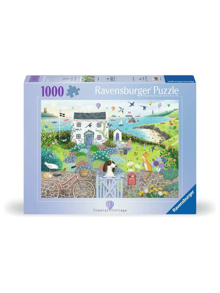 Пазл Ravensburger, 1000 деталей, «Дом на побережье», в красочном исполнении
Пазл Ravensburger, 1000 деталей, «Дом на побережье», в красочном исполнении