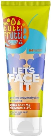 Ферментативный пилинг с папаином, 100 мл Farmona, Tutti Frutti Let's Face It
Ферментативный пилинг с папаином, 100 мл Farmona, Tutti Frutti Let's Face It