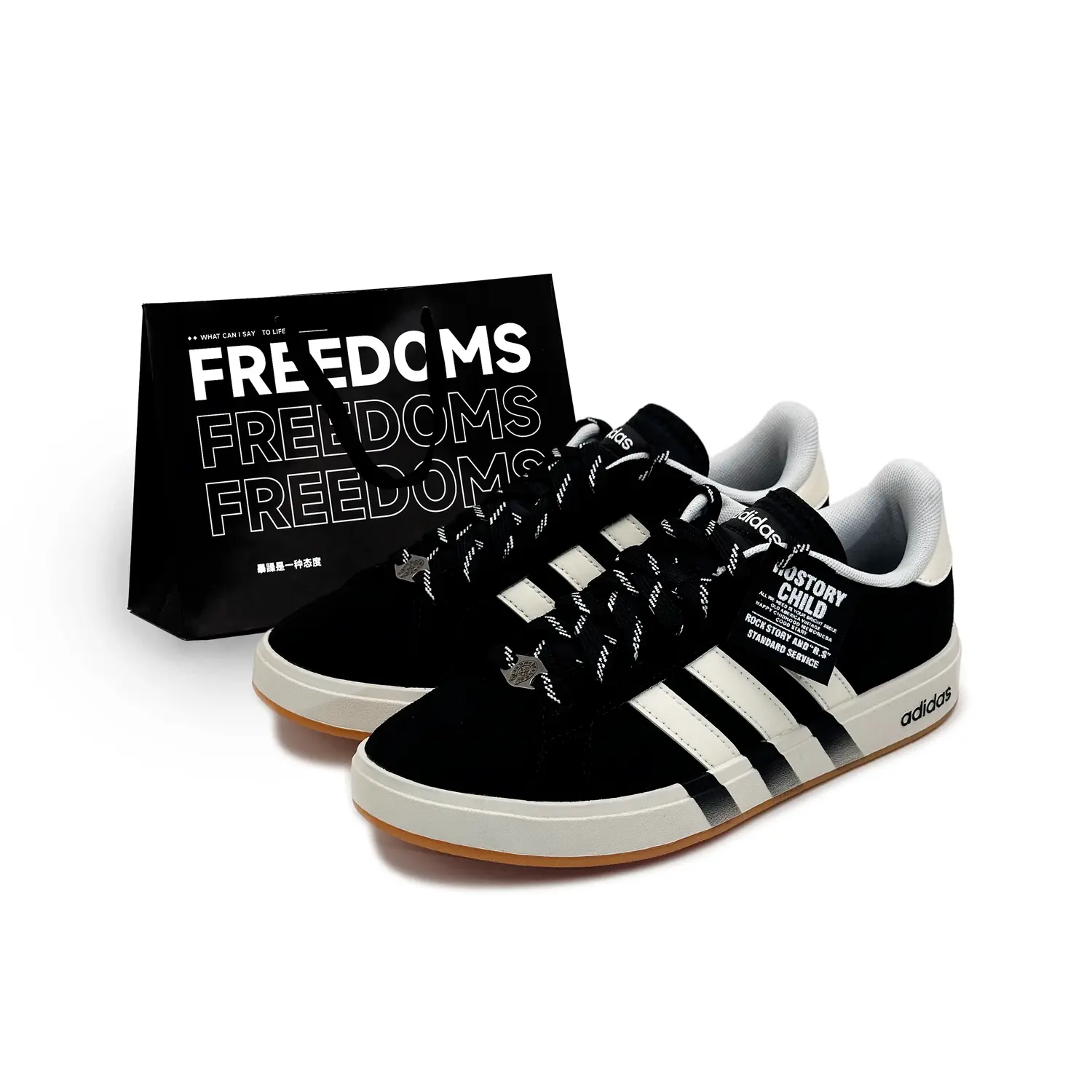 Adidas Grand Court Base 00s Abrasion Resistant Low top Skateboard Shoes Unisex Black White
Adidas Grand Court Base 00s Abrasion Resistant Low top Skateboard Shoes Unisex Black White