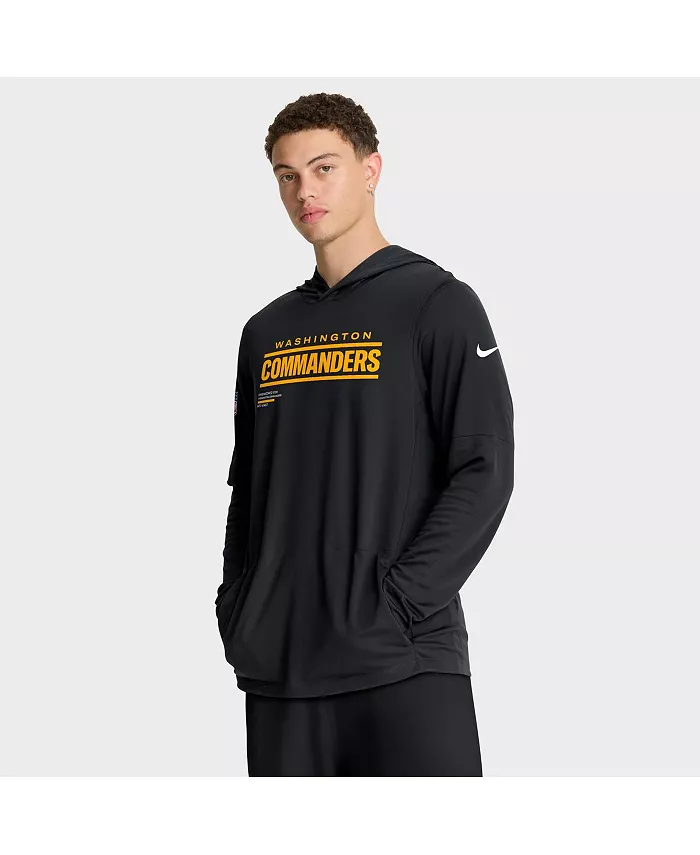 Мужская черная толстовка Washington Commanders Sideline Pure Fury Performance с длинным рукавом Nike
Мужская черная толстовка Washington Commanders Sideline Pure Fury Performance с длинным рукавом Nike