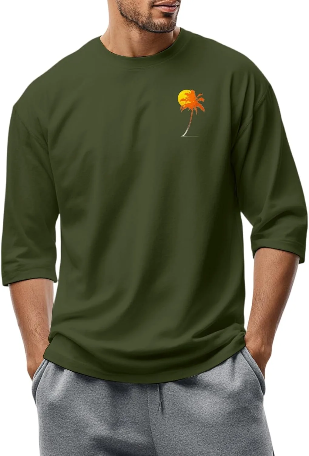 Футболка для мужчин с 2D принтом, Casual, свободный крой Kvsozwuty
Футболка для мужчин с 2D принтом, Casual, свободный крой Kvsozwuty