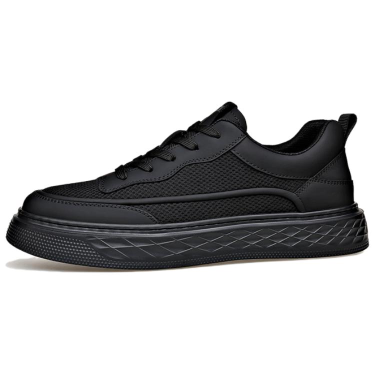 Slip Resistant мужские низкие кроссовки для скейтбординга с увеличенной высотой PT'SON, черный
Slip Resistant мужские низкие кроссовки для скейтбординга с увеличенной высотой PT'SON, черный