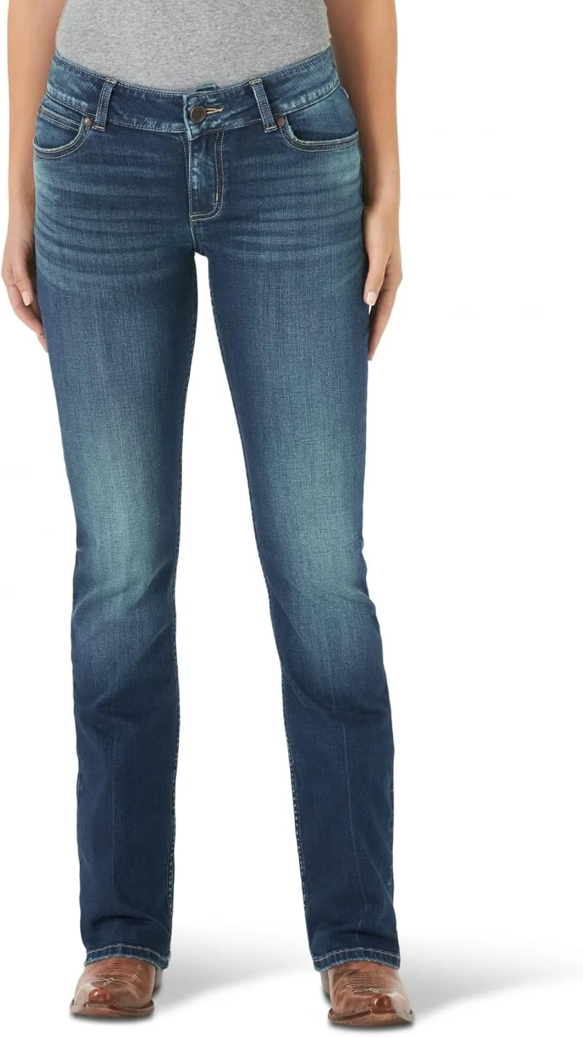 Wrangler Women's Cash Mid Rise Vented Hem Ultimate Riding Jean
Wrangler Women's Cash Mid Rise Vented Hem Ultimate Riding Jean