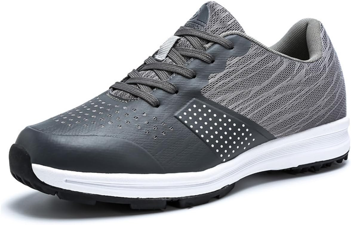 Мужские гольф обувь, легкие дышащие кроссовки для ходьбы, шнуровка, сетчатые кроссовки для гольфа, тренировок и повседневного спорта Omcam, серый
Мужские гольф обувь, легкие дышащие кроссовки для ходьбы, шнуровка, сетчатые кроссовки для гольфа, тренировок и повседневного спорта Omcam, серый