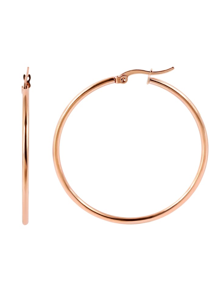 Adeliás Женские серьги - серьги-кольца из нержавеющей стали в золотом исполнении
Adeliás Женские серьги - серьги-кольца из нержавеющей стали в золотом исполнении