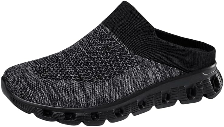 Мужские модные вязаные дышащие сабо с перфорацией, удобные, с нескользящей и долговечной мягкой подошвой, тапочки для дома и улицы, летние Azttoztto, черный
Мужские модные вязаные дышащие сабо с перфорацией, удобные, с нескользящей и долговечной мягкой подошвой, тапочки для дома и улицы, летние Azttoztto, черный