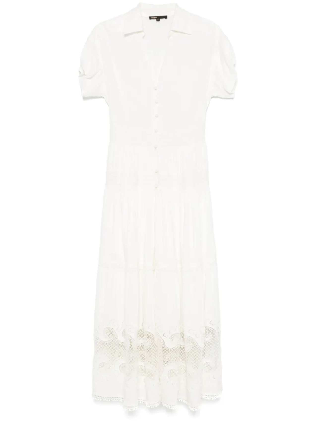 Maje гипюровое платье макси, белый
Maje гипюровое платье макси, белый