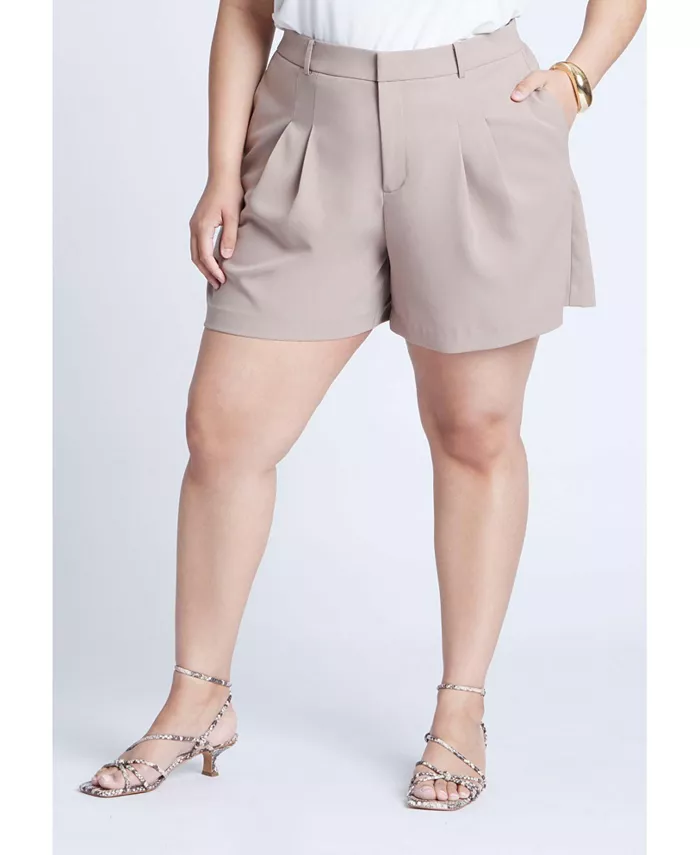 Женские шорты Fluid Crepe ELOQUII, коричневый
Женские шорты Fluid Crepe ELOQUII, коричневый