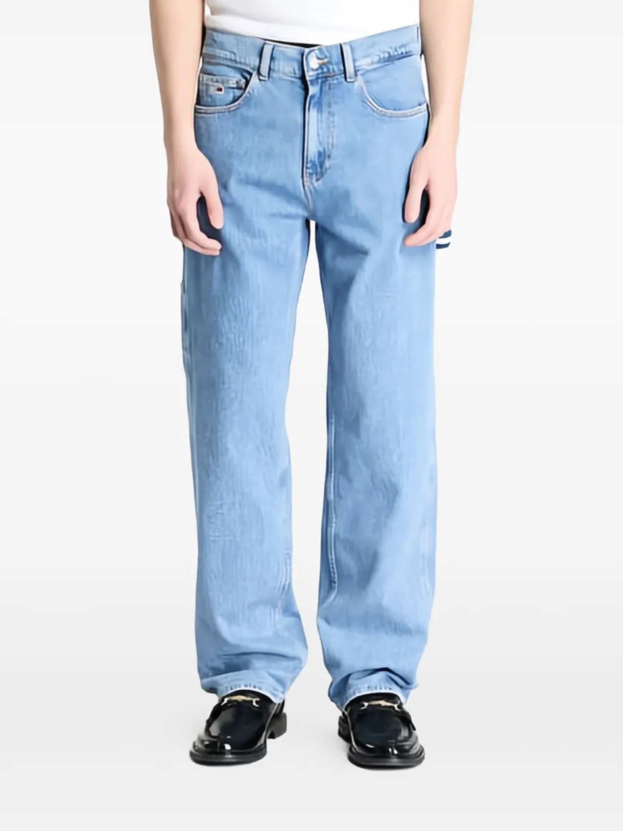 Прямые джинсы Tommy Jeans Jaimie, синий 
Прямые джинсы Tommy Jeans Jaimie, синий