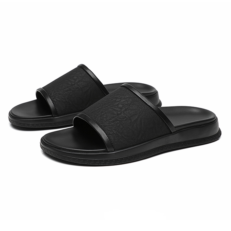 ZUOSAISI Резиновые стеганые кожаные пэчворк устойчивые к запаху и истиранию шлепанцы мужские черные, цвет Black
ZUOSAISI Резиновые стеганые кожаные пэчворк устойчивые к запаху и истиранию шлепанцы мужские черные, цвет Black