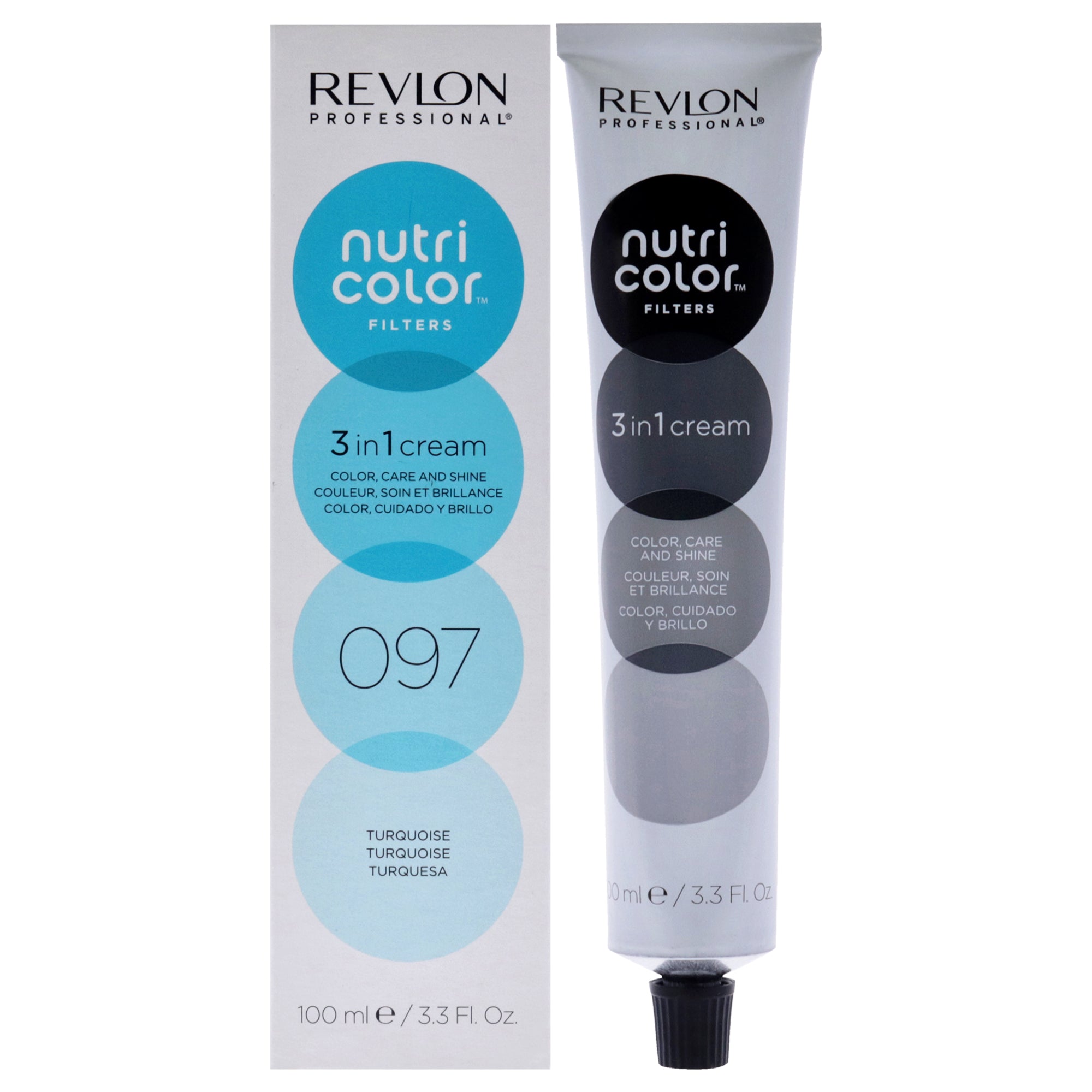 Крем-краска для волос Nutri Color Cream - 097 Бирюзовый от Revlon, подходит для мужчин и женщин - 3,3 унции (98 г)
Крем-краска для волос Nutri Color Cream - 097 Бирюзовый от Revlon, подходит для мужчин и женщин - 3,3 унции (98 г)