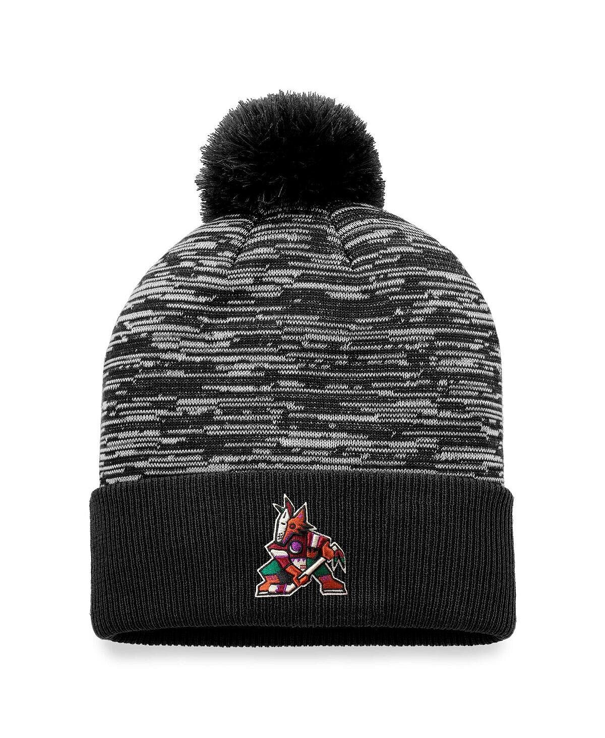Мужская фирменная черная вязаная шапка Arizona Coyotes Defender с манжетами и помпоном Fanatics
Мужская фирменная черная вязаная шапка Arizona Coyotes Defender с манжетами и помпоном Fanatics