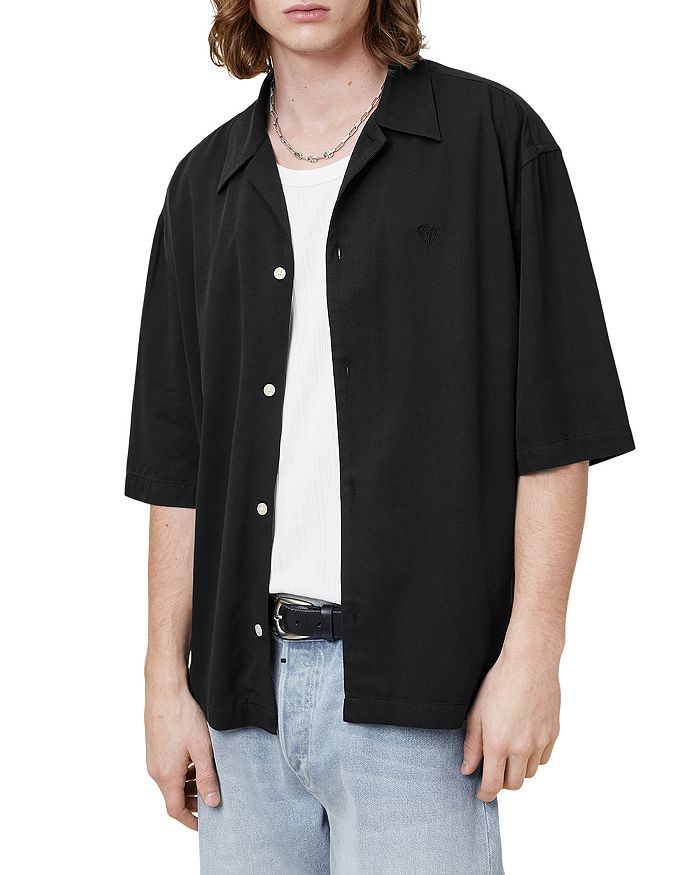 Рубашка с коротким рукавом Rialto в стиле кэмп ALLSAINTS, черный
Рубашка с коротким рукавом Rialto в стиле кэмп ALLSAINTS, черный