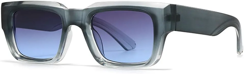 LVTFCO Модные градиентные солнцезащитные очки для мужчин в стиле панк с широкими дужками, солнцезащитные очки UV400 в стиле ретро для женщин, Green Gray Blue
LVTFCO Модные градиентные солнцезащитные очки для мужчин в стиле панк с широкими дужками, солнцезащитные очки UV400 в стиле ретро для женщин, Green Gray Blue