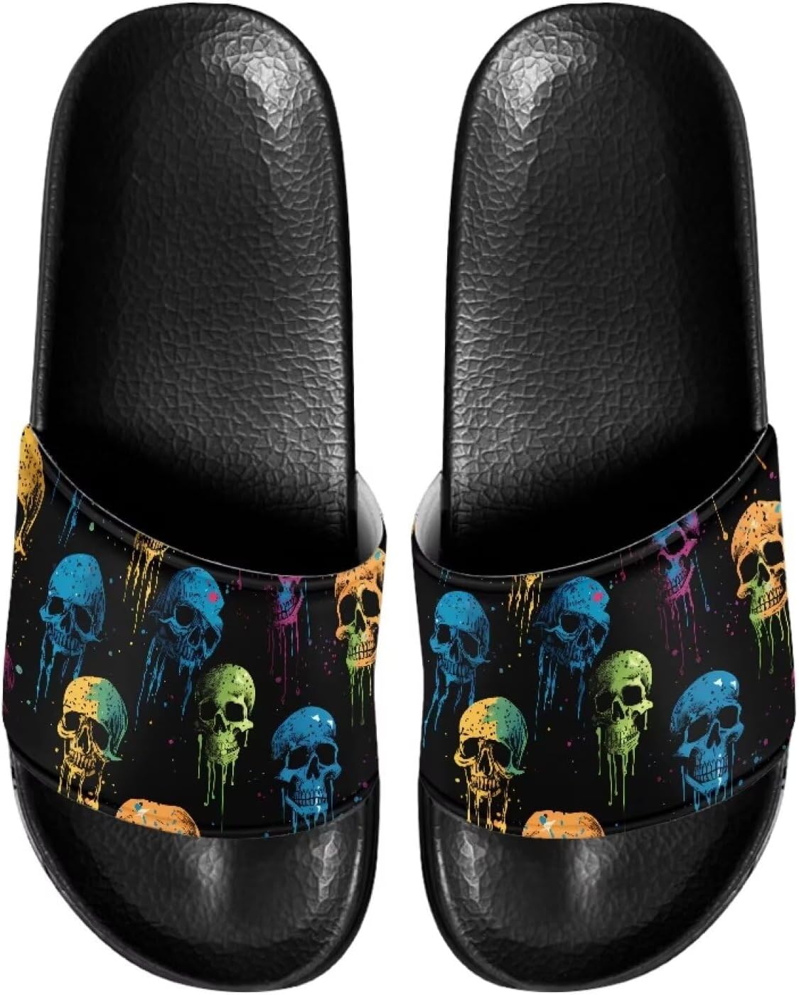 Мужские шлепанцы для душа Kathyboom, нескользящие, с открытым носком, удобные, на плоской подошве, домашние тапочки, Colorful Skull
Мужские шлепанцы для душа Kathyboom, нескользящие, с открытым носком, удобные, на плоской подошве, домашние тапочки, Colorful Skull