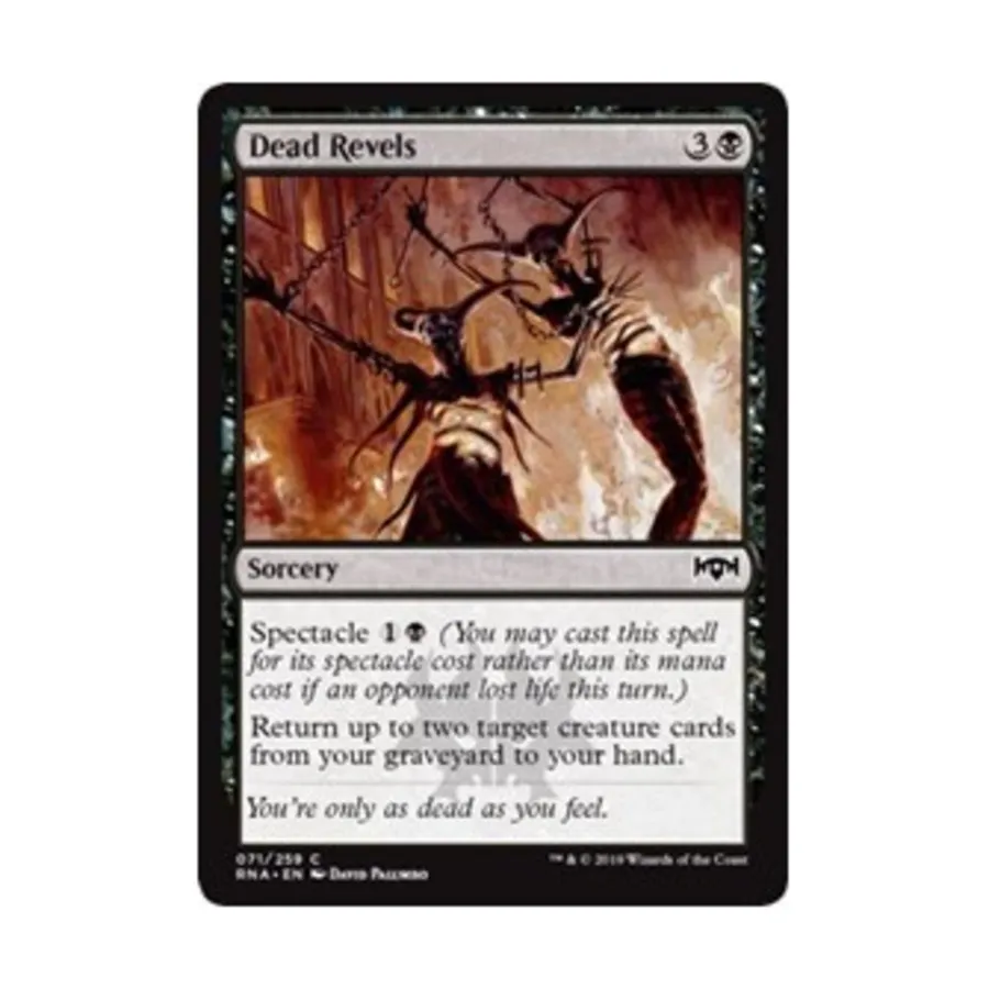 CCG Мертвые пирушки (С), MTG - Ravnica Allegiance
CCG Мертвые пирушки (С), MTG - Ravnica Allegiance