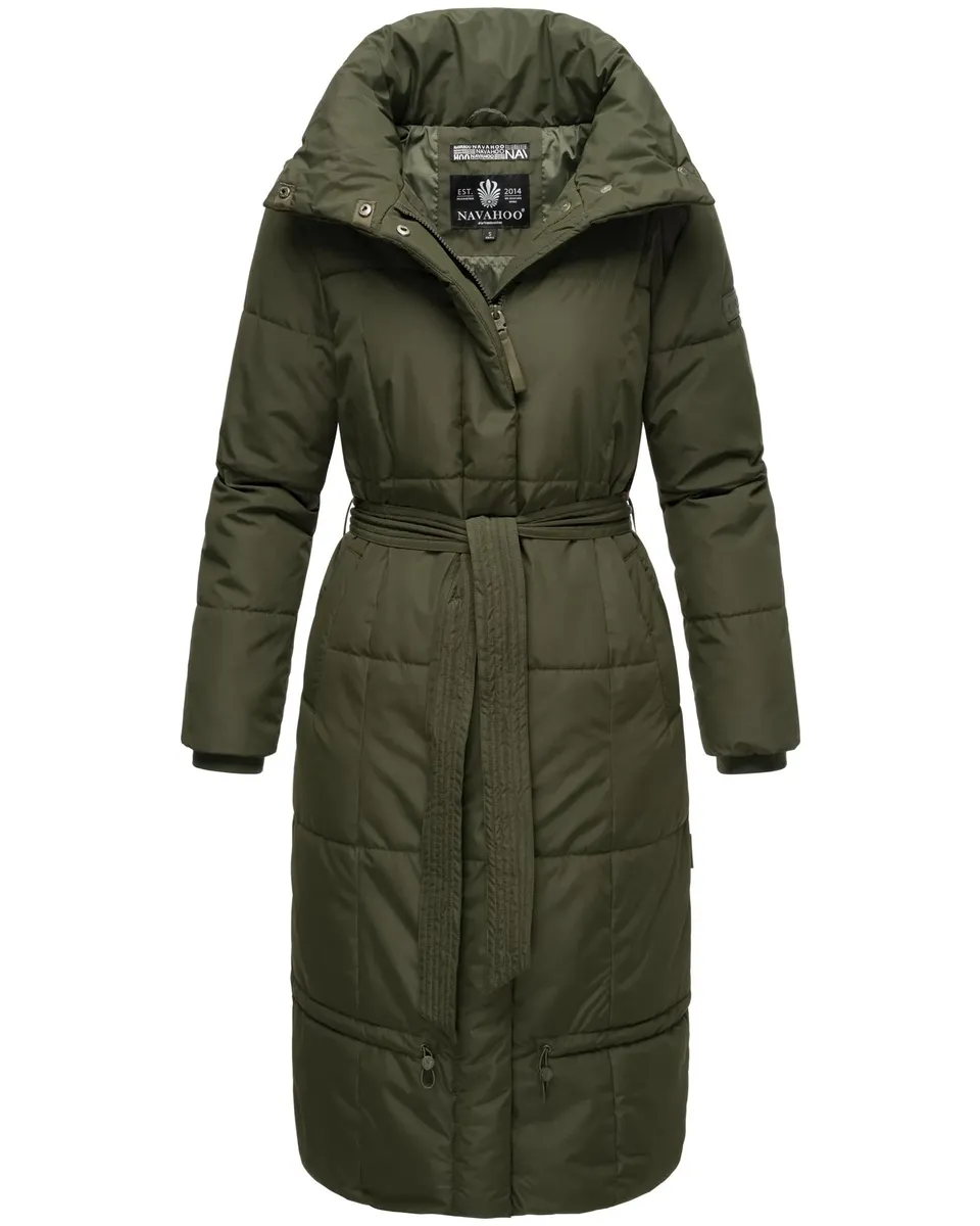 Стеганое пальто Наваху "Миренаа", стильное женское зимнее пальто с поясом Navahoo, зеленый
Стеганое пальто Наваху "Миренаа", стильное женское зимнее пальто с поясом Navahoo, зеленый