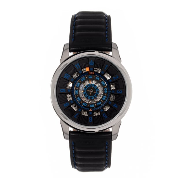 Часы Monterey со скелетонизированным кожаным ремешком Reign, черный
Часы Monterey со скелетонизированным кожаным ремешком Reign, черный