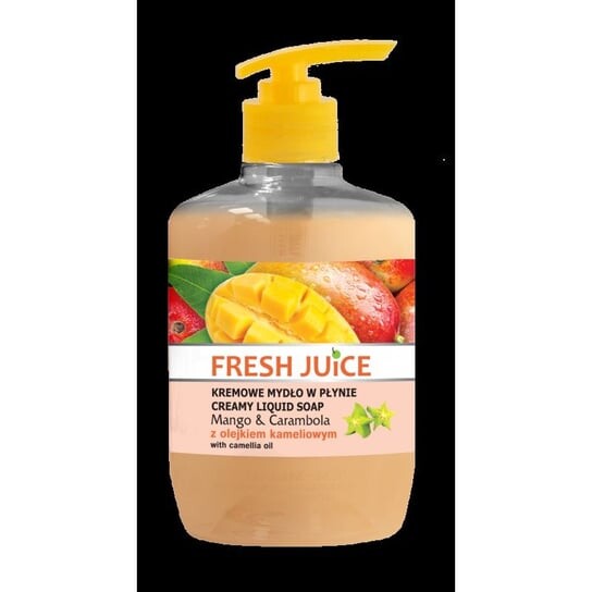 Сливочное жидкое мыло Манго и Карамбола с маслом камелии, 460 мл Fresh Juice
Сливочное жидкое мыло Манго и Карамбола с маслом камелии, 460 мл Fresh Juice
