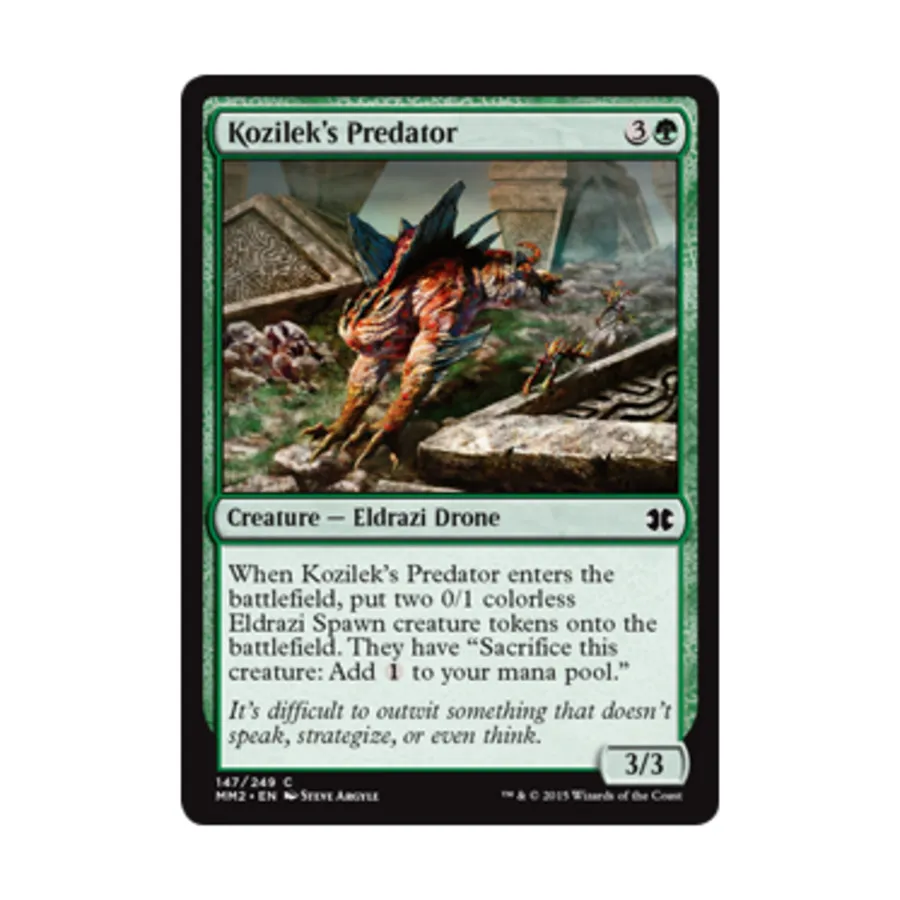 CCG Хищник Козилека (C) (Фольга), MTG - Modern Masters 2015
CCG Хищник Козилека (C) (Фольга), MTG - Modern Masters 2015