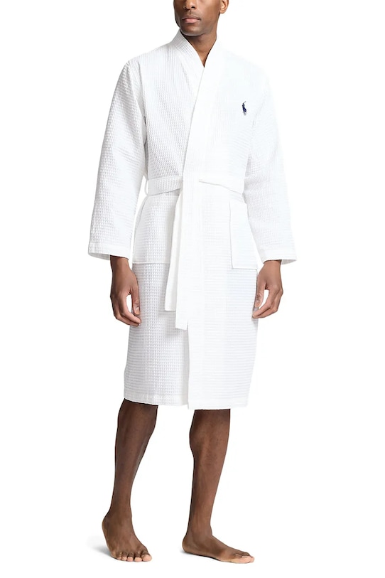 Хлопковый халат Polo Ralph Lauren, белый
Хлопковый халат Polo Ralph Lauren, белый
