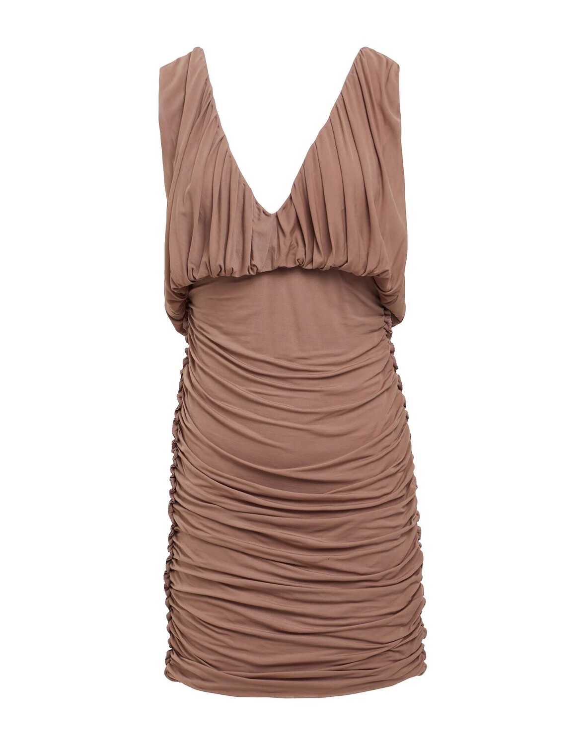 Платье Saint Laurent, светло-коричневый 
Платье Saint Laurent, светло-коричневый