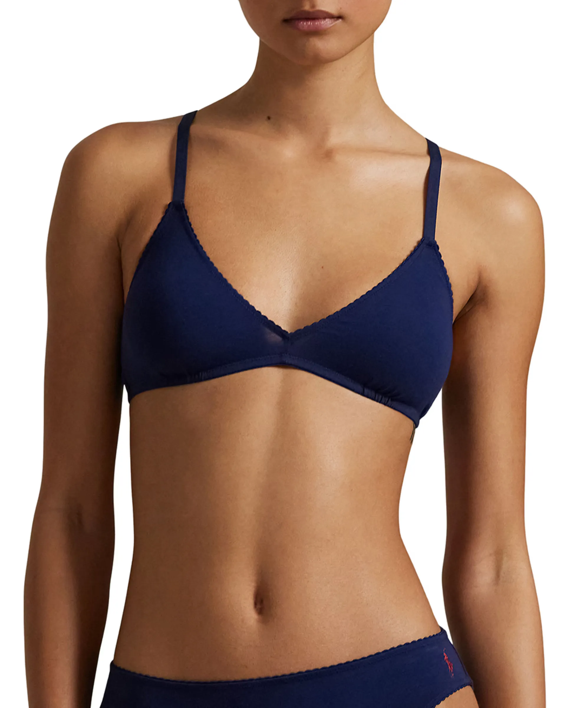 Бюстгальтер без косточек типа бралетт Polo Ralph Lauren, темно-синий
Бюстгальтер без косточек типа бралетт Polo Ralph Lauren, темно-синий