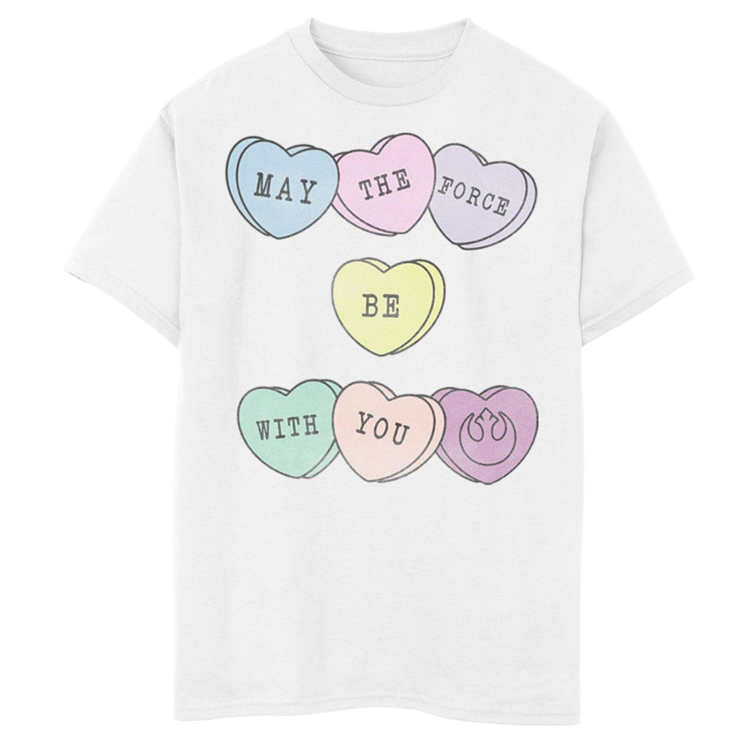 Футболка для мальчиков 8–20 лет со звездными войнами Candy Hearts Force ко Дню святого Валентина Star Wars
Футболка для мальчиков 8–20 лет со звездными войнами Candy Hearts Force ко Дню святого Валентина Star Wars