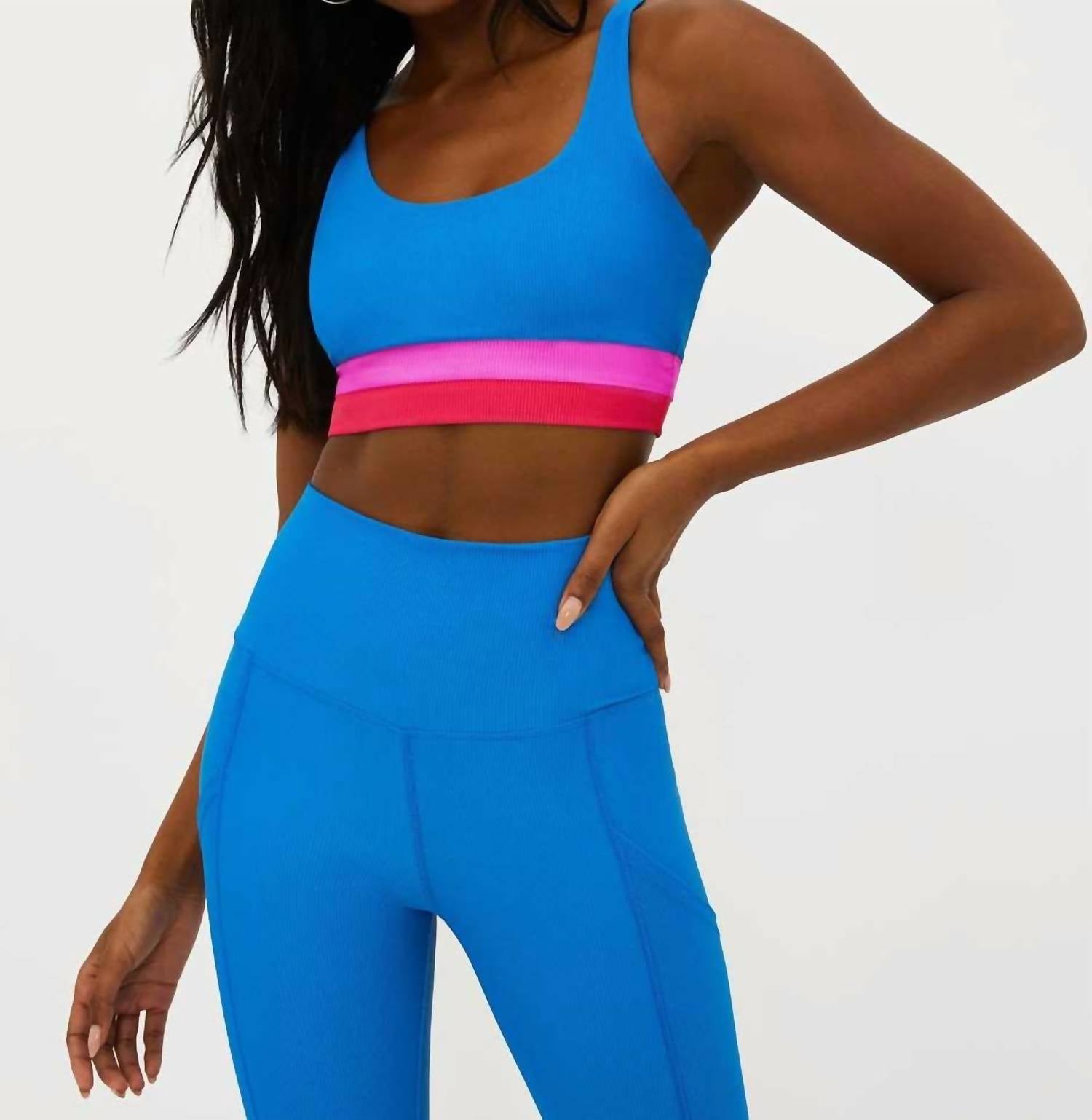 Спортивный бюстгальтер Mackenzie Ribbed в цвете Orchid Colorblock Blue Beach Riot
Спортивный бюстгальтер Mackenzie Ribbed в цвете Orchid Colorblock Blue Beach Riot