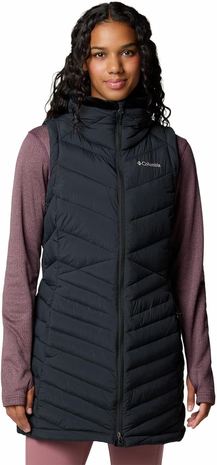 Columbia женская Joy Peak II длинная жилетка, Black
Columbia женская Joy Peak II длинная жилетка, Black