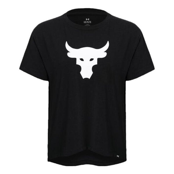 Футболка project rock brahma heavyweight t-shirt 'black white' Under Armour, черный 
Футболка project rock brahma heavyweight t-shirt 'black white' Under Armour, черный