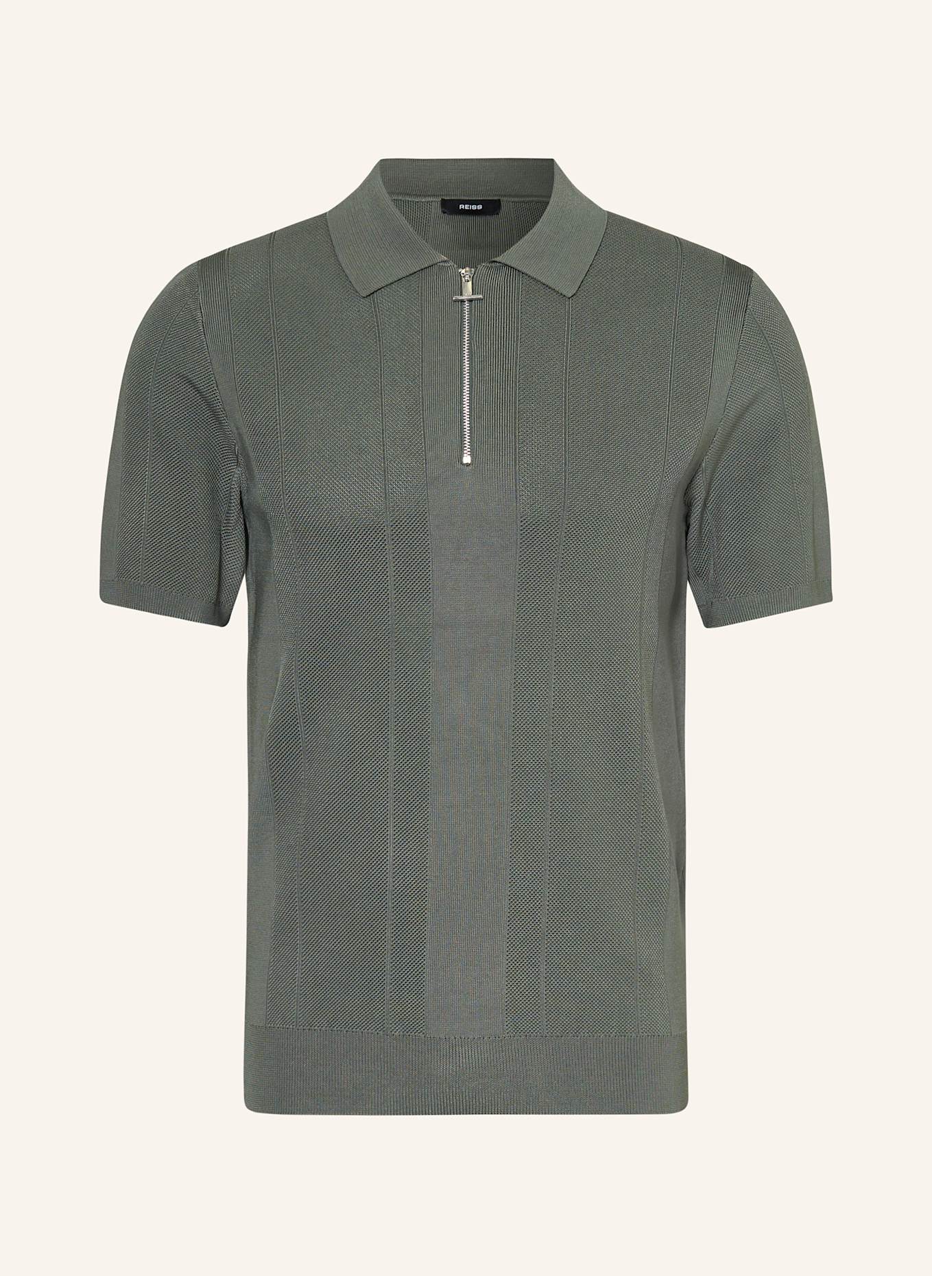 Вязаная рубашка поло борода Reiss, зеленый
Вязаная рубашка поло борода Reiss, зеленый