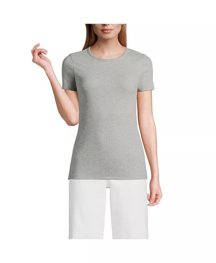 Женская футболка в рубчик Lands' End, серый
Женская футболка в рубчик Lands' End, серый