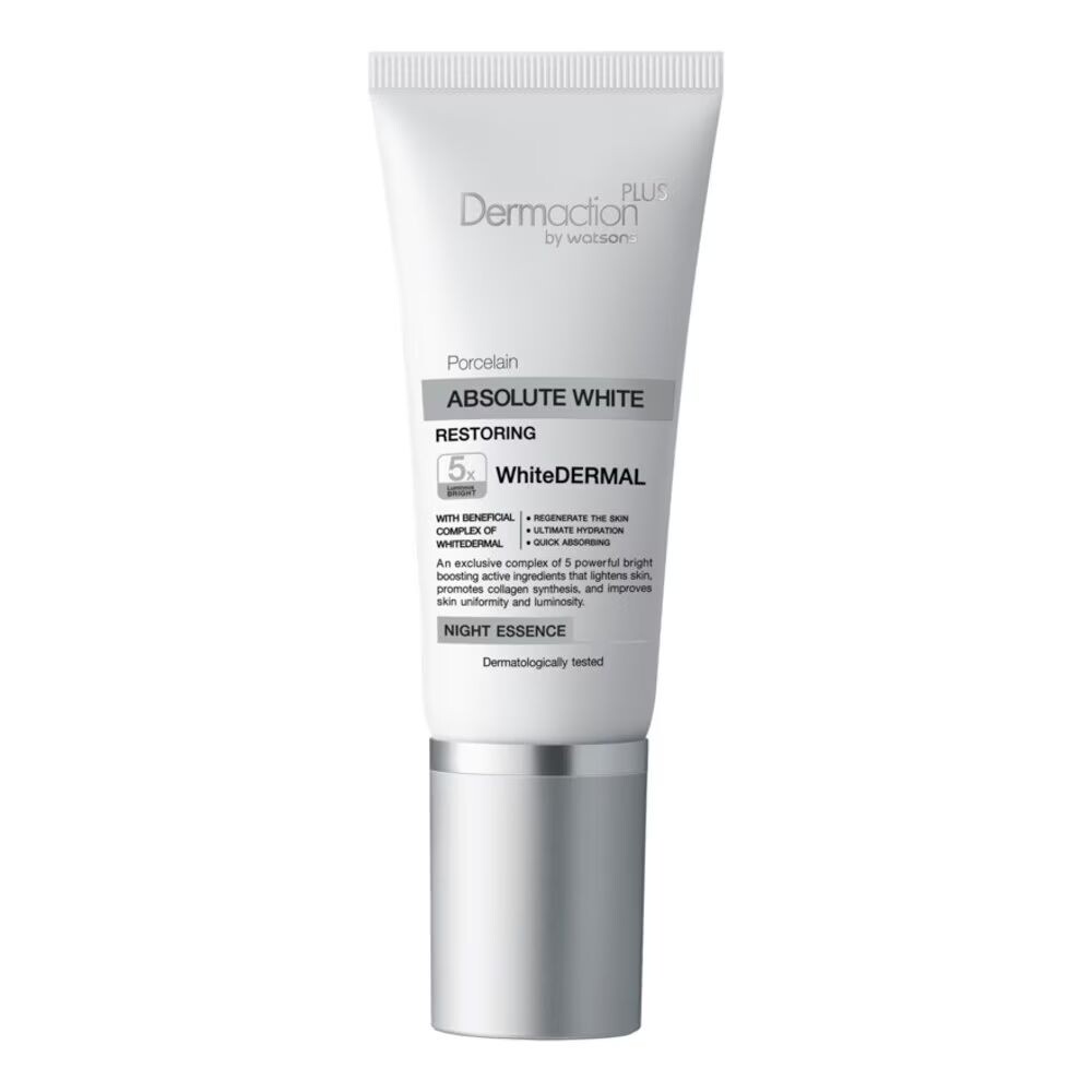 Dermaction Plus by Watsons Porcelain Absolute White Восстанавливающая ночная эссенция 40мл, White
Dermaction Plus by Watsons Porcelain Absolute White Восстанавливающая ночная эссенция 40мл, White