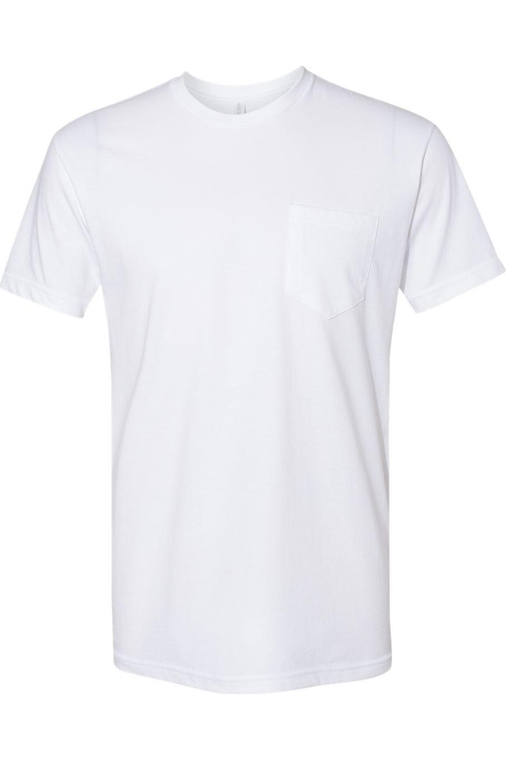 Футболка унисекс из хлопка Next Level с карманом, белый 
Футболка унисекс из хлопка Next Level с карманом, белый