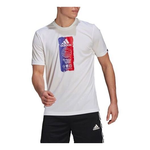 Футболка Men's adidas Printing Round Neck Short Sleeve Sports Short Sleeve White T-Shirt, мультиколор
Футболка Men's adidas Printing Round Neck Short Sleeve Sports Short Sleeve White T-Shirt, мультиколор