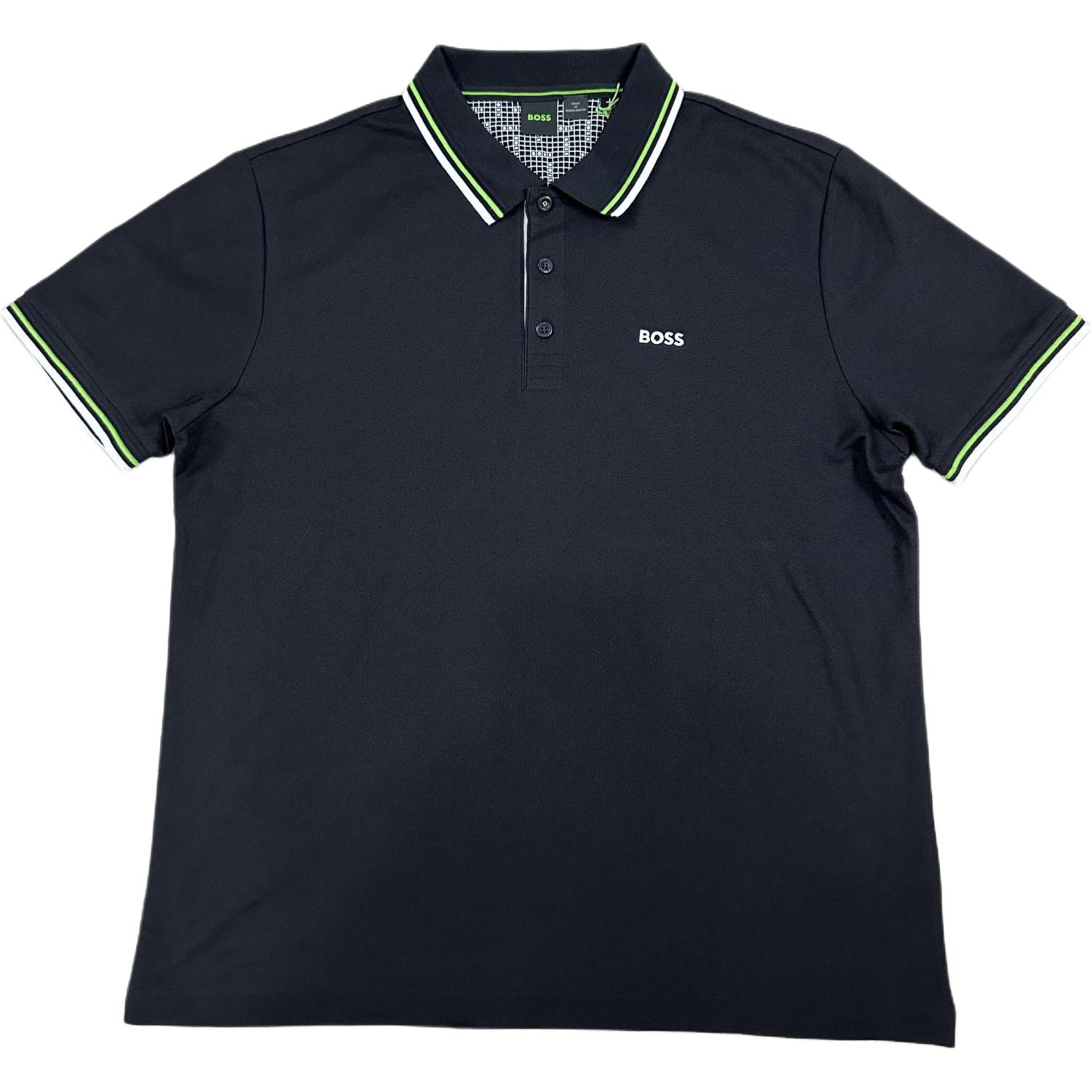 HUGO BOSS Мужская черная поло
HUGO BOSS Мужская черная поло