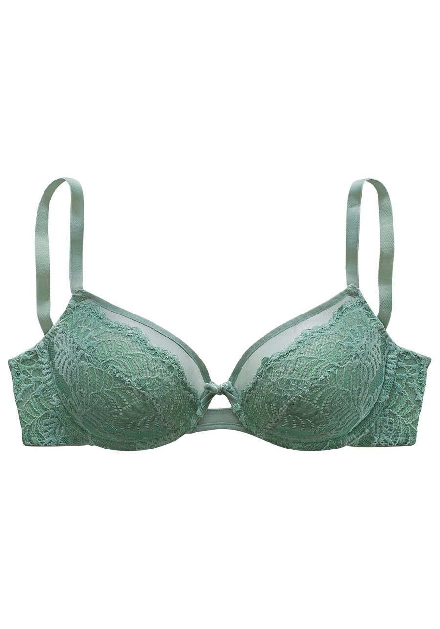 Бюстгальтер-футболка LASCANA, зеленый
Бюстгальтер-футболка LASCANA, зеленый